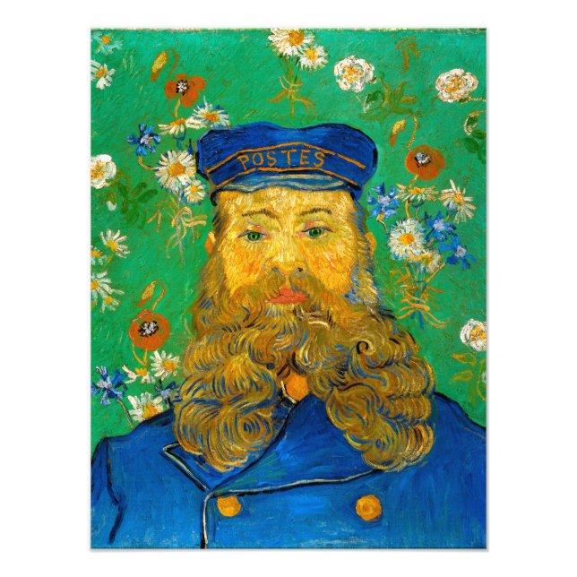 Vincent van Gogh Porträtt från Joseph Roulin Fototryck (Framsidan)