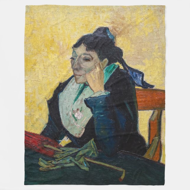 Vincent Van Gogh - Porträtt från Madame Ginoux Fleecefilt (Framsidan)