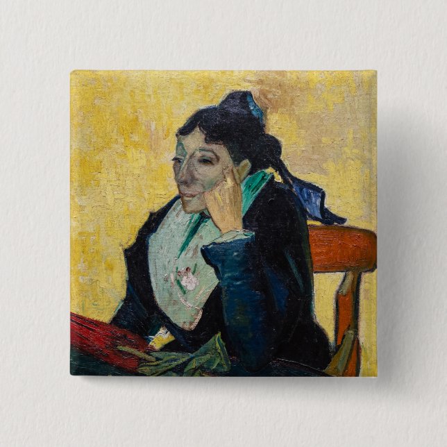 Vincent Van Gogh - Porträtt från Madame Ginoux Knapp (Framsida)