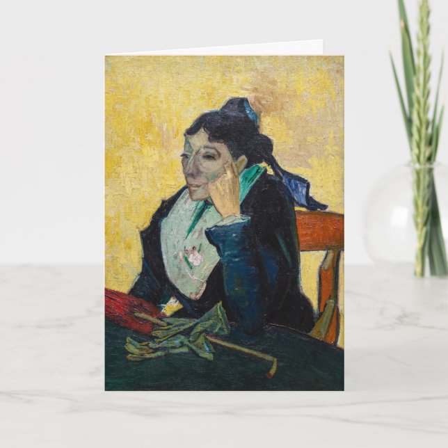 Vincent Van Gogh - Porträtt från Madame Ginoux Kort (Framsida)