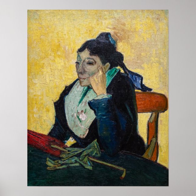 Vincent Van Gogh - Porträtt från Madame Ginoux Poster (Framsidan)