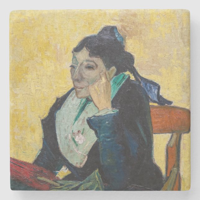 Vincent Van Gogh - Porträtt från Madame Ginoux Stenunderlägg (Framsidan)