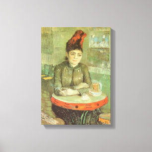 Vincent van Gogh - Porträtt i Agostina Segatori Canvastryck