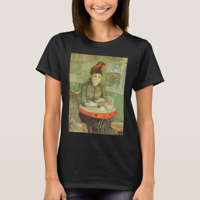 Vincent van Gogh - Porträtt i Agostina Segatori T-shirt (Framsida)