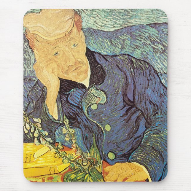 Vincent van Gogh - Porträtt i Doktor Gachet Musmatta (Framsidan)