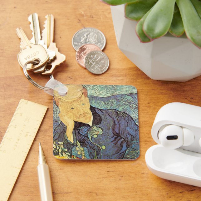 Vincent van Gogh - Porträtt i Doktor Gachet Nyckelring (Skrivbord)