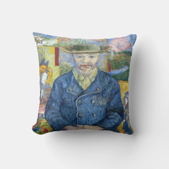 Vincent van Gogh - Porträtt i Pere Tanguy Kudde (Framsida)