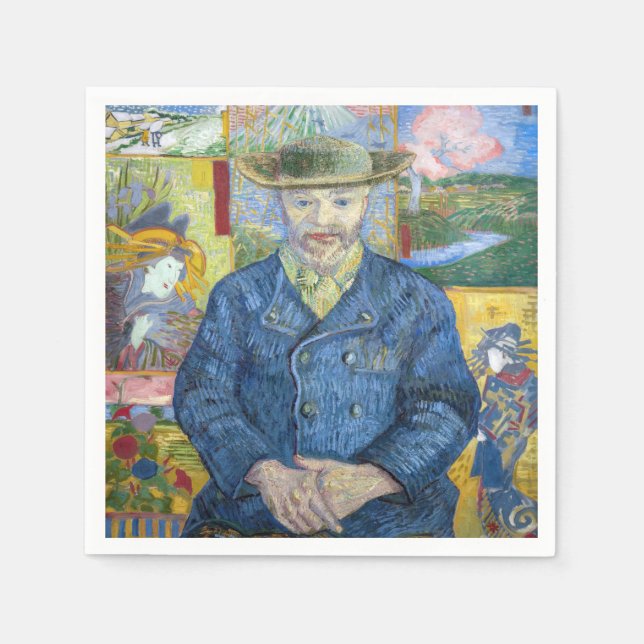 Vincent van Gogh - Porträtt i Pere Tanguy Pappersservett (Framsidan)