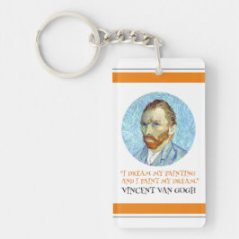 Vincent Van Gogh Porträtt med citat