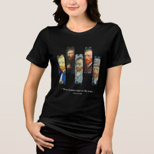 Vincent Van Gogh-porträtt och citat T Shirt
