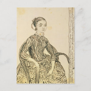 Vincent van Gogh   Porträtt of a Young Girl, 1888 Vykort