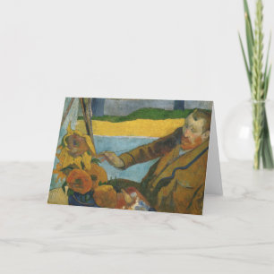 Vincent van Gogh Porträtt   Paul Gauguin Kort