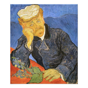 Vincent Van Gogh - Porträtt vid Doktor Paul Gachet Fototryck
