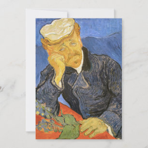 Vincent Van Gogh - Porträtt vid Doktor Paul Gachet Inbjudningar