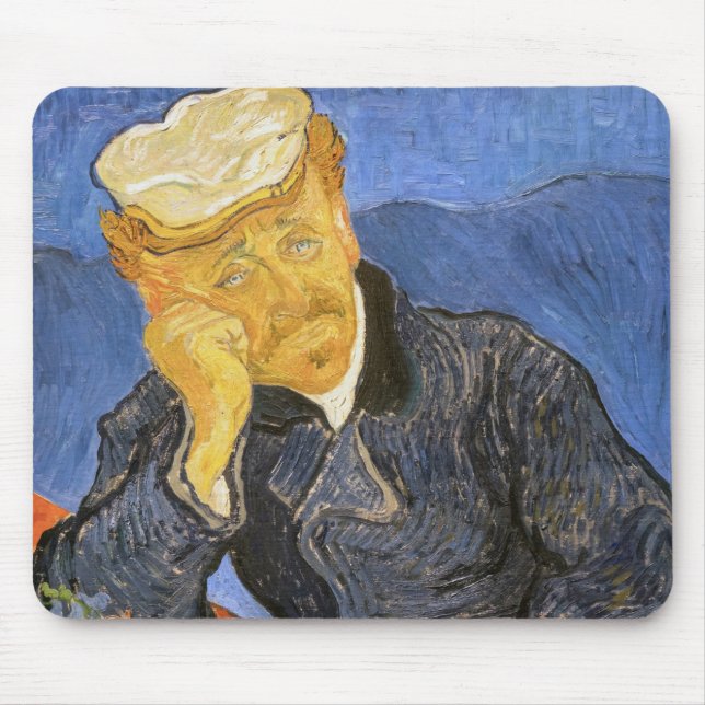 Vincent Van Gogh - Porträtt vid Doktor Paul Gachet Musmatta (Framsidan)