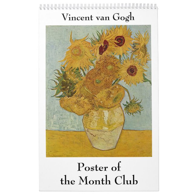 Vincent van Gogh Poster Klubben i månaden Kalender (Omslag)