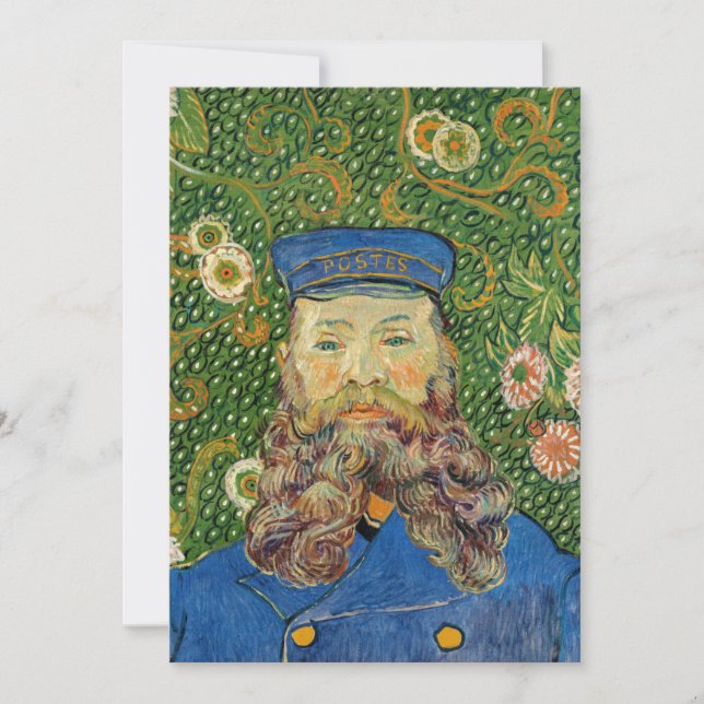 Vincent Van Gogh - Postman Joseph Roulin Inbjudningar (Framsida)