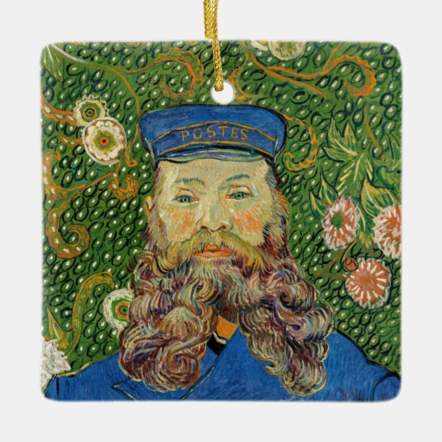 Vincent Van Gogh - Postman Joseph Roulin Julgransprydnad Keramik (Framsida)