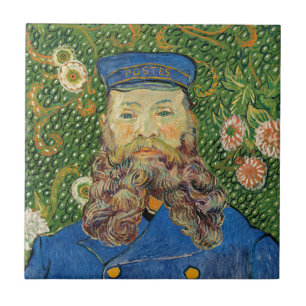 Vincent Van Gogh - Postman Joseph Roulin Kakelplatta