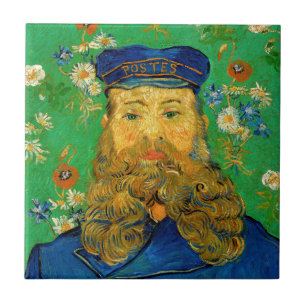Vincent Van Gogh - Postman Joseph Roulin Kakelplatta