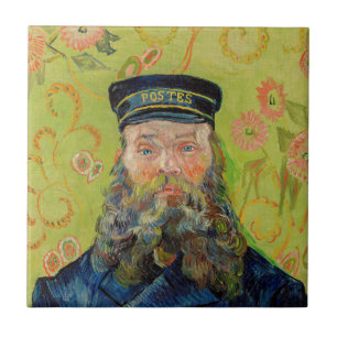 Vincent Van Gogh - Postman Joseph Roulin Kakelplatta