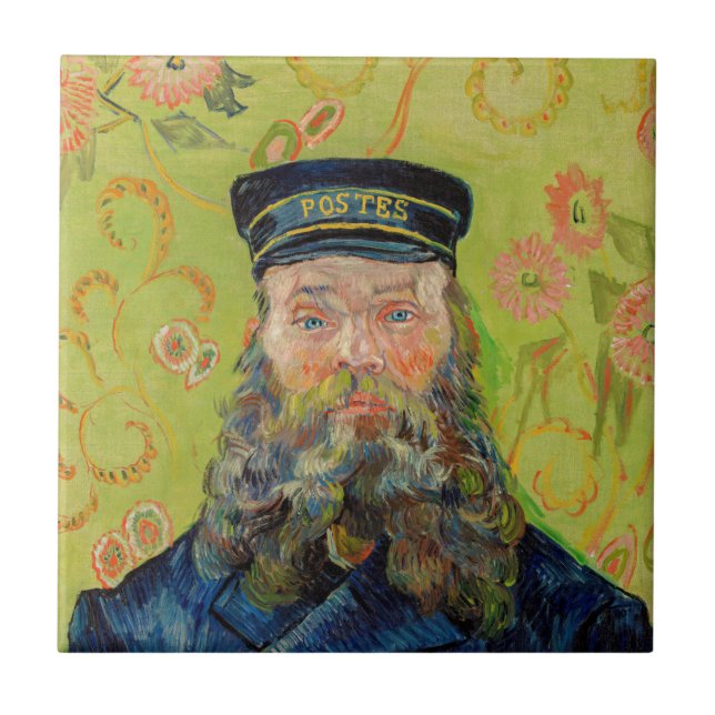 Vincent Van Gogh - Postman Joseph Roulin Kakelplatta (Framsidan)