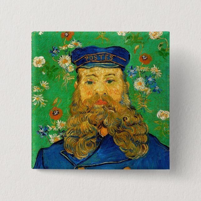 Vincent Van Gogh - Postman Joseph Roulin Knapp (Framsida)