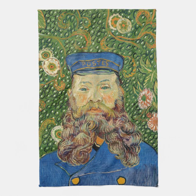 Vincent Van Gogh - Postman Joseph Roulin Kökshandduk (Vertikal)