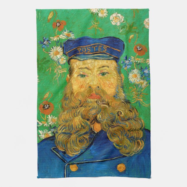 Vincent Van Gogh - Postman Joseph Roulin Kökshandduk (Vertikal)