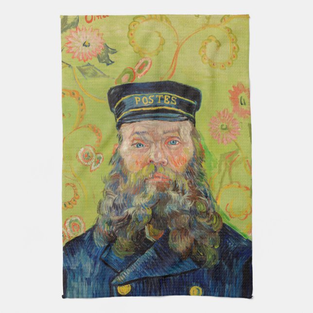 Vincent Van Gogh - Postman Joseph Roulin Kökshandduk (Vertikal)