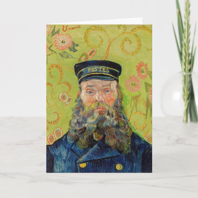 Vincent Van Gogh - Postman Joseph Roulin Kort (Framsida)