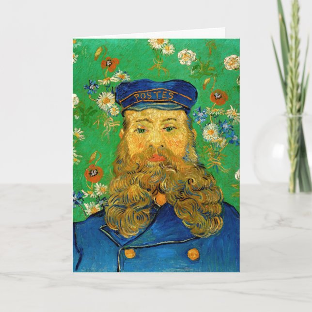 Vincent Van Gogh - Postman Joseph Roulin Kort (Framsida)