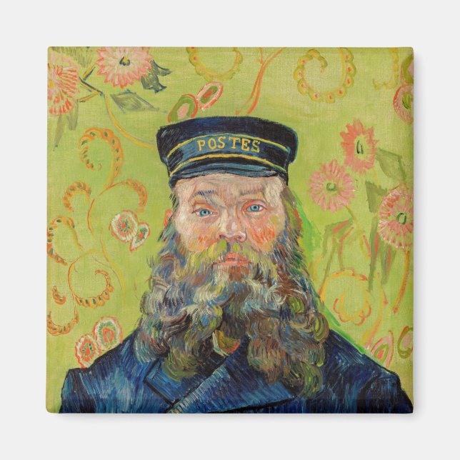 Vincent Van Gogh - Postman Joseph Roulin Magnet (Framsidan)