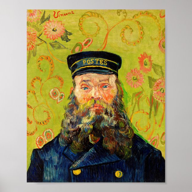 Vincent Van Gogh Postman Joseph Roulin Poster (Framsidan)