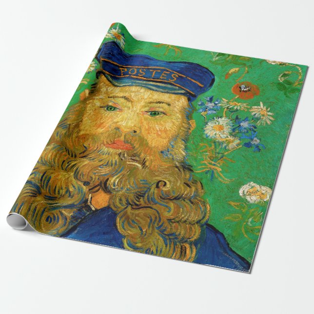 Vincent Van Gogh - Postman Joseph Roulin Presentpapper (Utrullad)