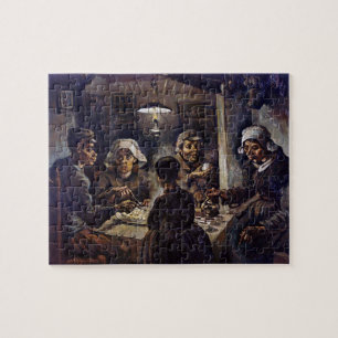 Vincent Van Gogh, potatisen Eaters Fine Art Pussel