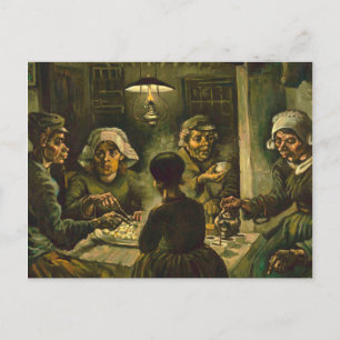 Vincent Van Gogh - Potatismaten i april Helg Vykort