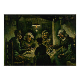 Vincent van Gogh - Potato Eaters Fototryck