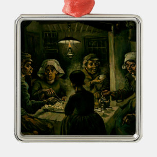Vincent van Gogh - Potato Eaters Julgransprydnad Metall