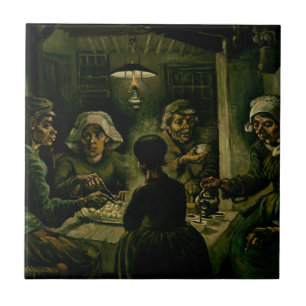 Vincent van Gogh - Potato Eaters Kakelplatta