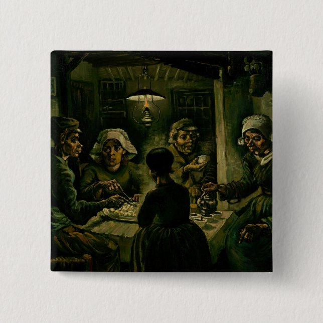 Vincent van Gogh - Potato Eaters Knapp (Framsida)