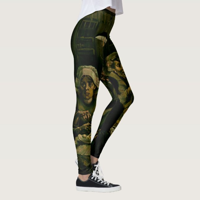 Vincent van Gogh - Potato Eaters Leggings (Höger)