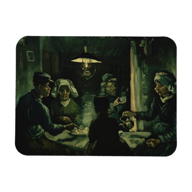 Vincent van Gogh - Potato Eaters Magnet (Horisontell)