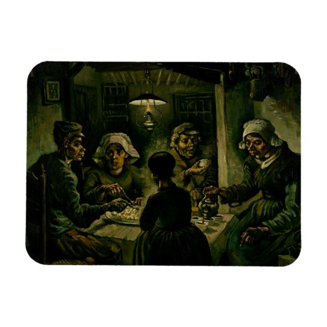 Vincent van Gogh - Potato Eaters Magnet (Horisontell)