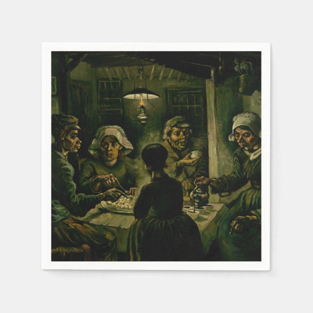 Vincent van Gogh - Potato Eaters Pappersservett (Framsidan)