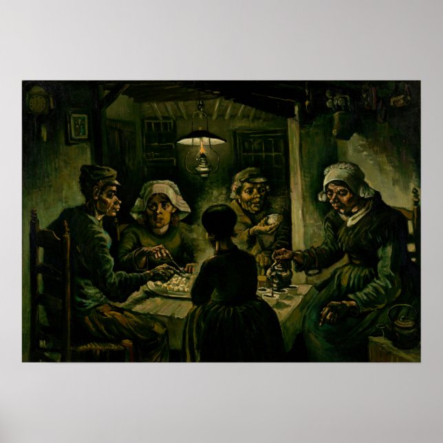 Vincent van Gogh - Potato Eaters Poster (Framsidan)