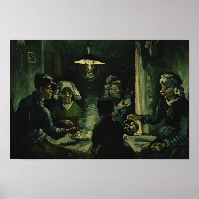 Vincent van Gogh - Potato Eaters Poster (Framsidan)