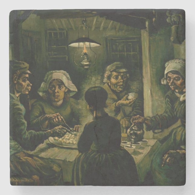 Vincent van Gogh - Potato Eaters Stenunderlägg (Framsidan)
