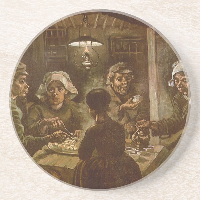 Vincent van Gogh - Potato Eaters Underlägg (Framsidan)