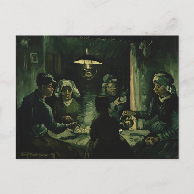Vincent van Gogh - Potato Eaters Vykort (Framsida)
